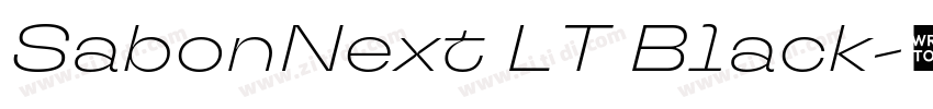 SabonNext LT Black字体转换